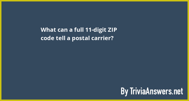 what-can-a-full-11-digit-zip-code-tell-a-postal-carrier